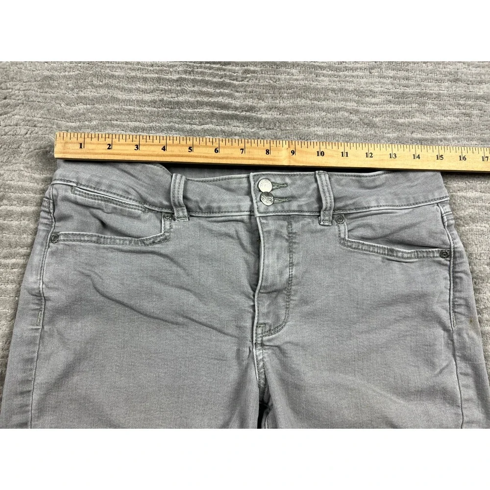 NYDJ Denim Shorts Womens 6 Grey‎ Lift Tuck Technology Cuffed Casual 5-Pocket